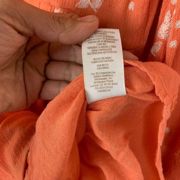 Free People Jasmine Embroidered Bell Sleeve Mini - Picture 8 of 8